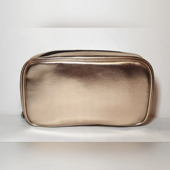 Nwt! Henri bendel rose gold travel jewelry case